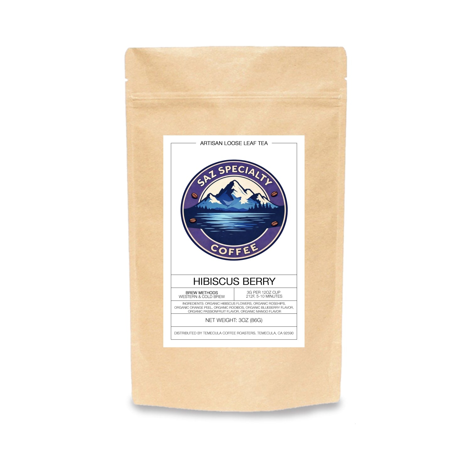 Hibiscus Berry Tea - Caffeine Free